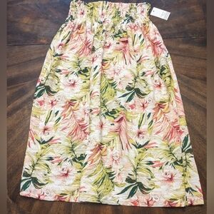 NWT Floral Print Women's Skirt Size Large